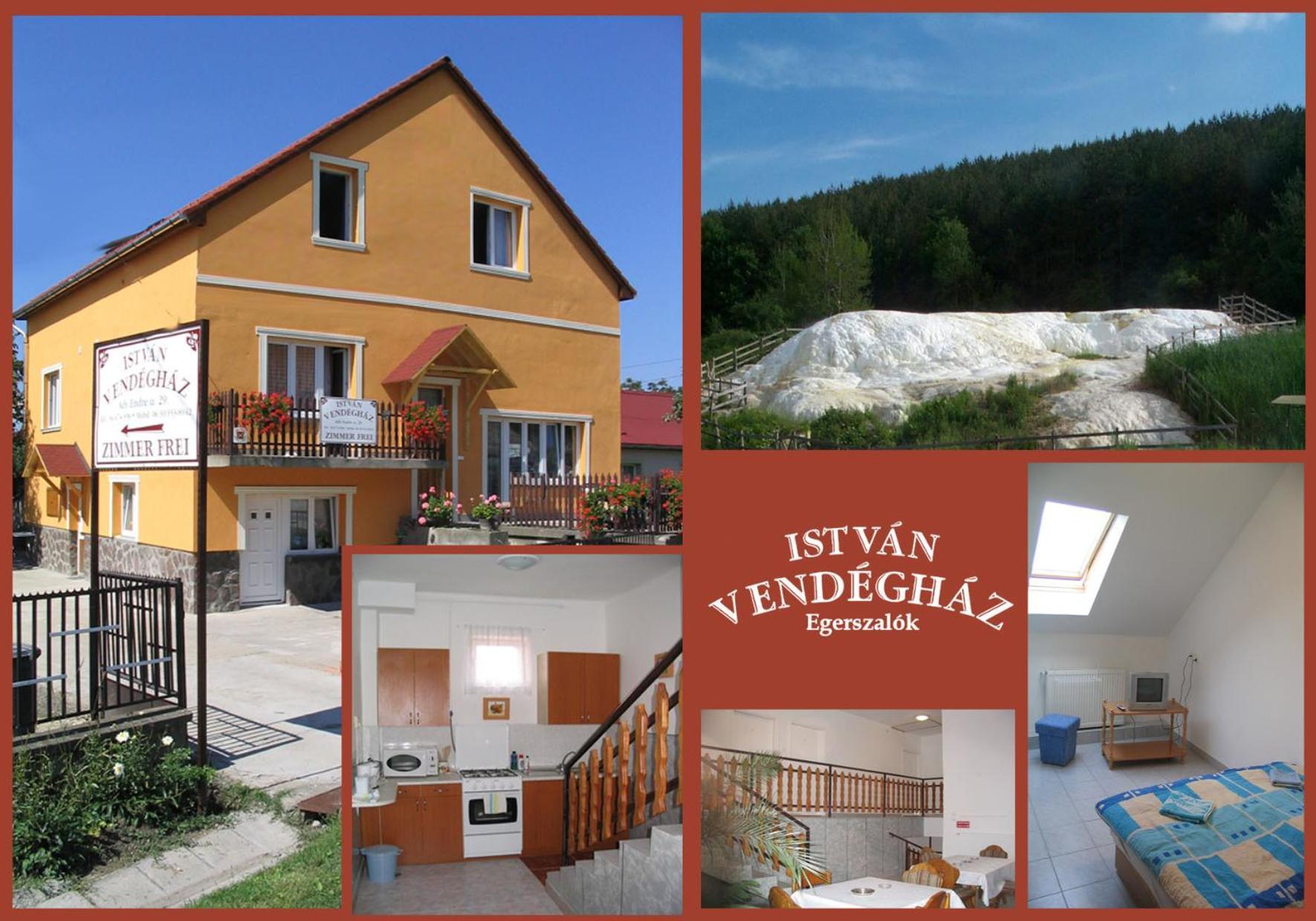 István Vendégház Egerszalók Exterior foto